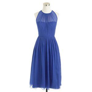 J.Crew Petite Megan dress in silk chiffon